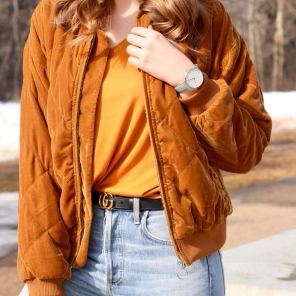 Frank And Oak Velvet Jacket Size XS